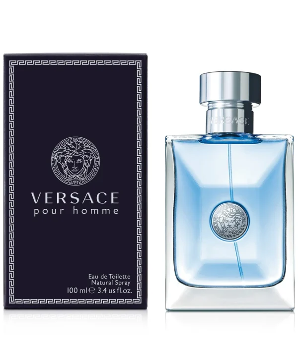 Versace Men's Pour Homme Eau de Toilette Spray, 3.4 oz.