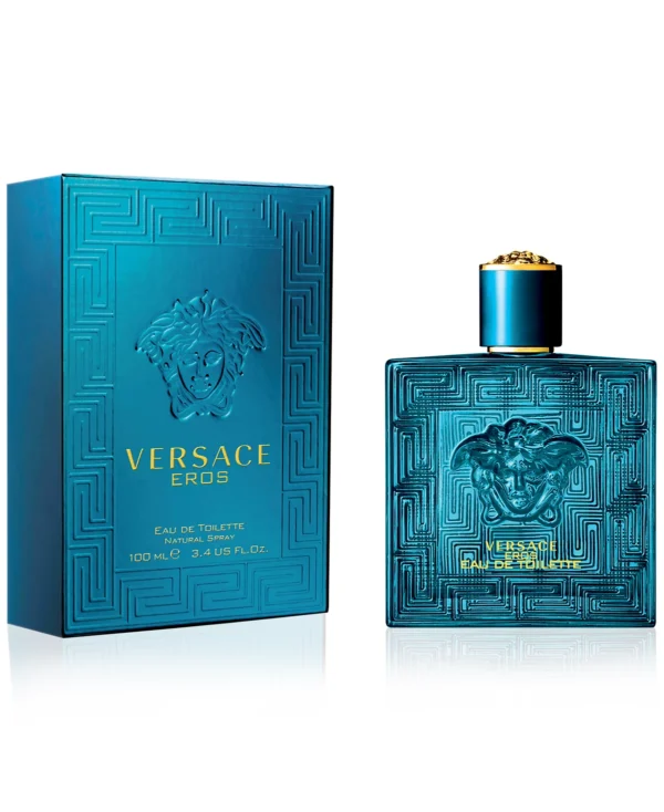 Versace Eros Eau de Toilette for Men - 100ml / 3.4 FL. OZ.