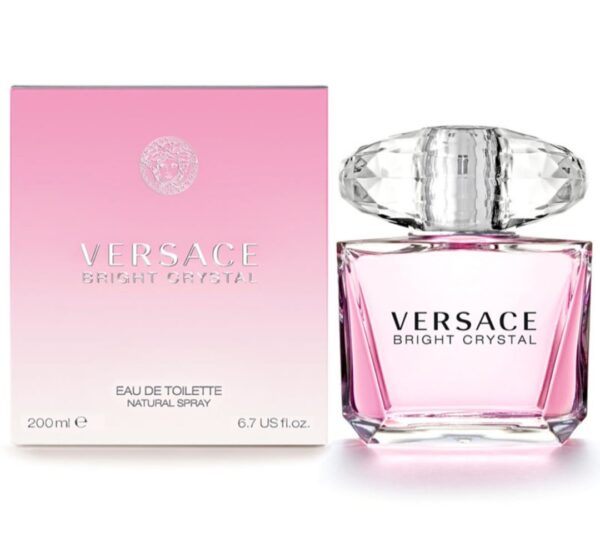 Versace Bright Crystal Eau de Toilette Natural Spray -100 ml / 3.3 US FL OZ - Image 2