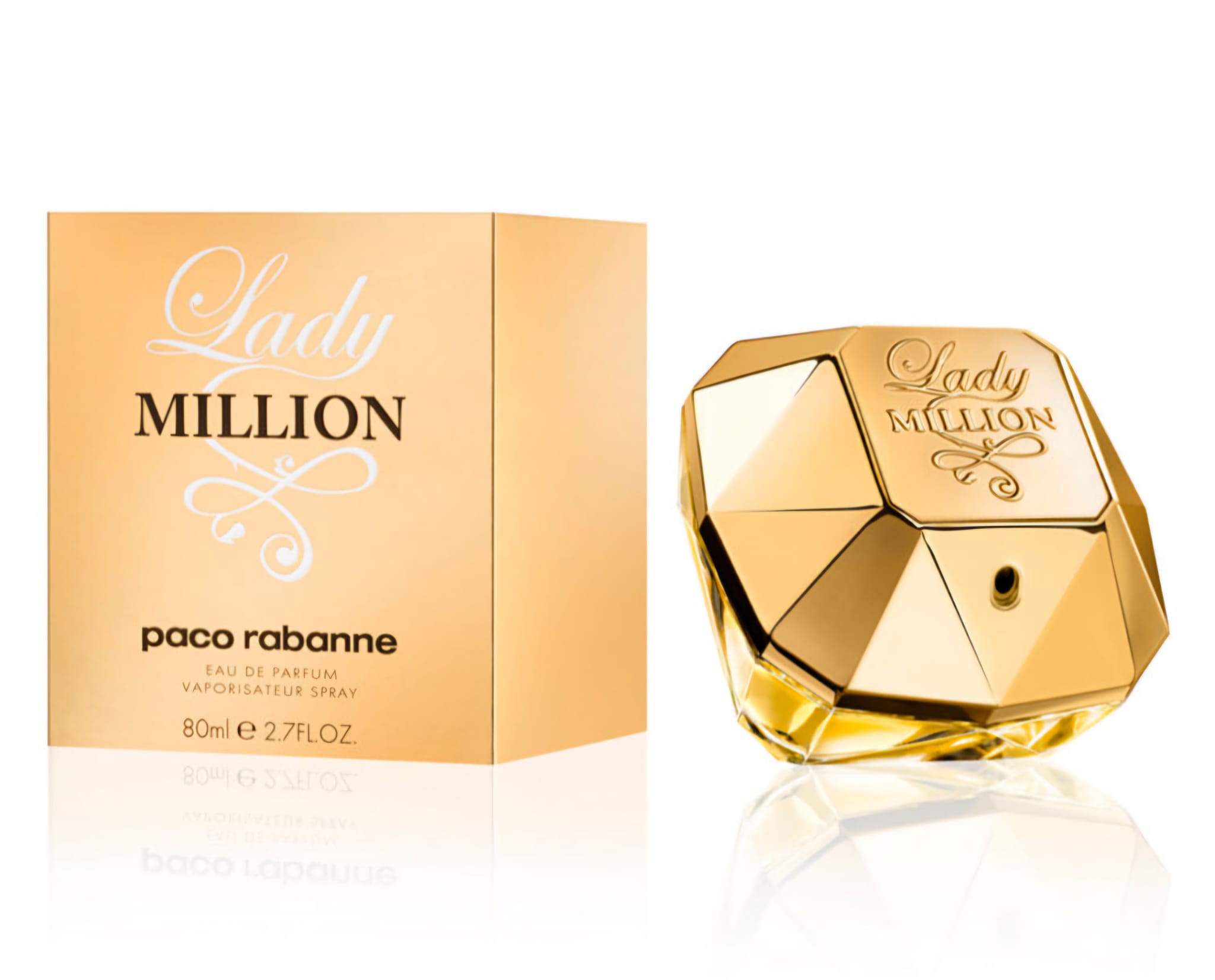 Lady Million Eau de Parfum Vaporisateur Spray (Paco Rabanne) - 80ml