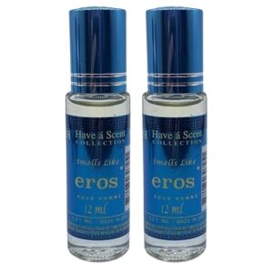 Fragrance Perfume smell like Very Eros Parfum Roll On Oil 12ml (Pack of 2)